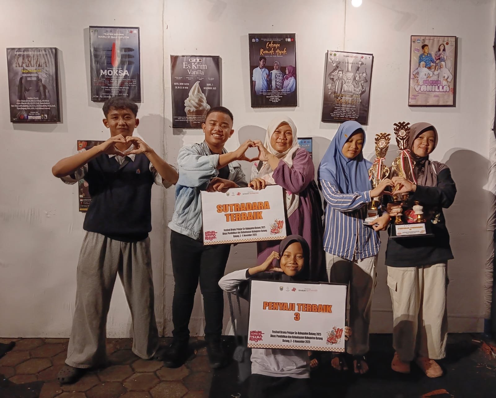 Teater Mata Hati MTs Muhammadiyah Batang Raih Prestasi Gemilang di Festival Drama Pelajar Kabupaten Batang 2025